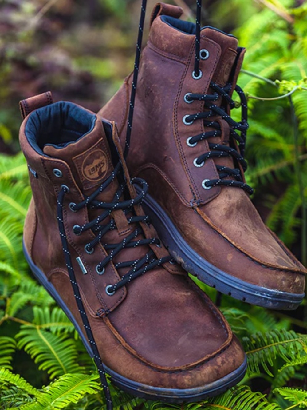 Lems Boulder Boot waterproof Men's Brown Leather Lace-Up Boots